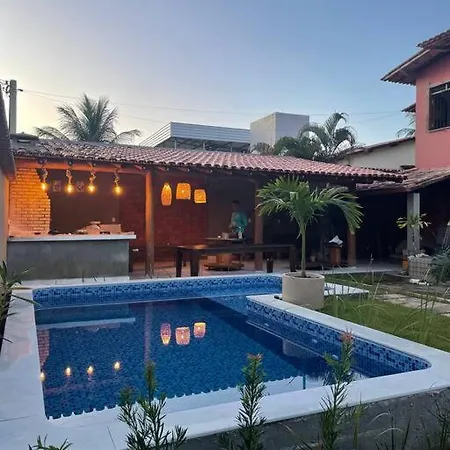 Casa De Praia Piscina -60 M Da Praia, 3/4 Cond. Olivenca Exterior photo