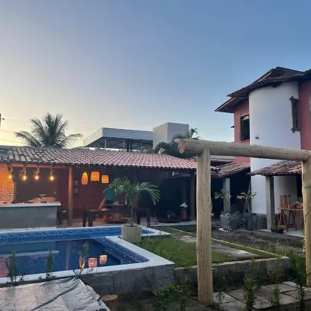 Casa De Praia Piscina -60 M Da Praia, 3/4 Cond. Olivenca Exterior photo
